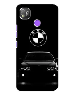 Чехол для TECNO POP 4 с картинкой «BMW — взгляд из темноты»