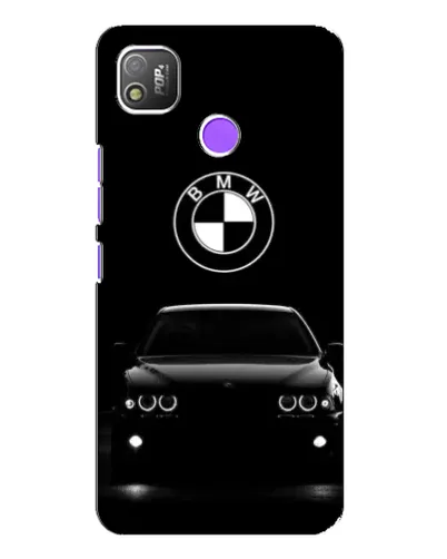 Чехол для TECNO POP 4 с картинкой «BMW — взгляд из темноты»