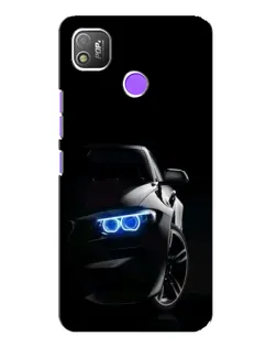 Чехол для TECNO POP 4 с картинкой «BMW — ночной взгляд»