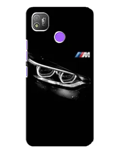 Чехол для TECNO POP 4 с картинкой «BMW — взгляд тигра»