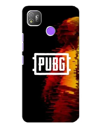 Чехол для TECNO POP 4 с картинкой «Яркий логотип PUBG» Чехол для TECNO POP 4 с картинкой «Яркий логотип PUBG»