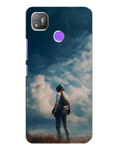 Чехол для TECNO POP 4 с картинкой «Герой PUBG на скале» Чехол для TECNO POP 4 с картинкой «Герой PUBG на скале»