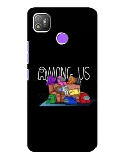 Чехол для TECNO POP 4 с картинкой «Логотип Among Us» Чехол для TECNO POP 4 с картинкой «Логотип Among Us»
