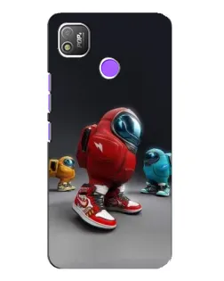 Чехол для TECNO POP 4 с картинкой «Among Us — 3D стиль» Чехол для TECNO POP 4 с картинкой «Among Us — 3D стиль»