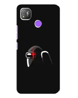 Чехол для TECNO POP 4 с картинкой «Among Us шлем» Чехол для TECNO POP 4 с картинкой «Among Us шлем»