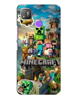 Чехол для TECNO POP 4 с картинкой «Замок Minecraft» Чехол для TECNO POP 4 с картинкой «Замок Minecraft»