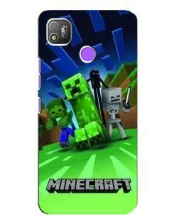 Чехол для TECNO POP 4 с картинкой «Команда героев игры»