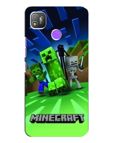 Чехол для TECNO POP 4 с картинкой «Команда героев игры»
