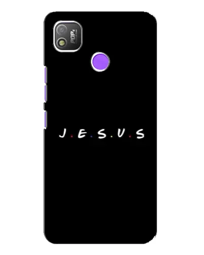 Чехол для TECNO POP 4 с картинкой «Точки веры J.E.S.U.S.»