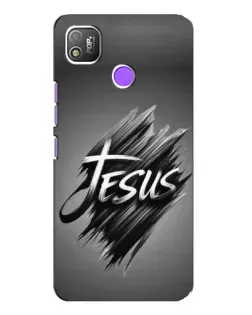 Чехол для TECNO POP 4 с картинкой «Надпись Jesus Graffiti»