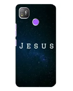 Чехол для TECNO POP 4 с картинкой «Звездное небо Jesus»
