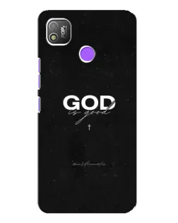 Чехол для TECNO POP 4 с картинкой «GOD — Бог над всем»