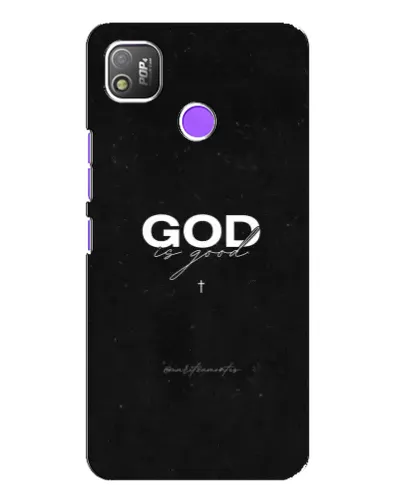 Чехол для TECNO POP 4 с картинкой «GOD — Бог над всем»