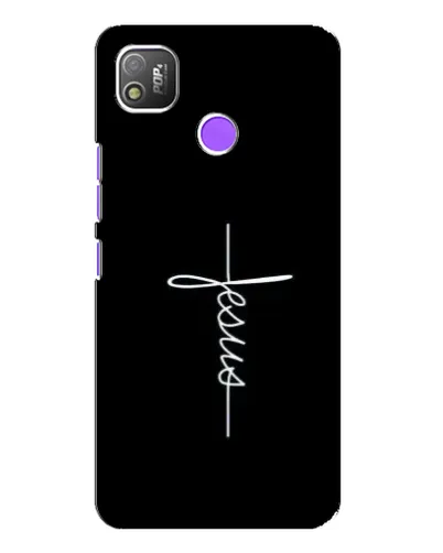 Чехол для TECNO POP 4 с картинкой «Тонкая линия веры»