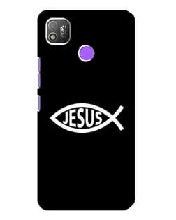 Чехол для TECNO POP 4 с картинкой «Классический Jesus»