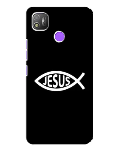 Чехол для TECNO POP 4 с картинкой «Классический Jesus»