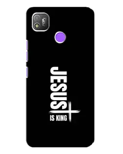 Чехол для TECNO POP 4 с картинкой «Вертикаль веры Jesus»