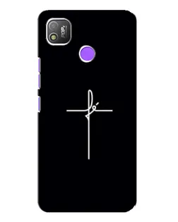 Чохол для TECNO POP 4 з картинкою «Тонкий хрест»