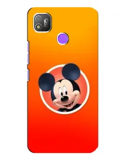 Чехол для TECNO POP 4 с картинкой «Mickey в круге»