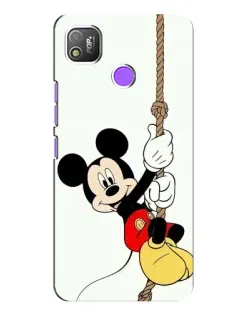 Чехол для TECNO POP 4 с картинкой «Mickey на канате» Чехол для TECNO POP 4 с картинкой «Mickey на канате»