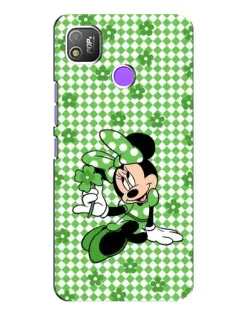Чехол для TECNO POP 4 с картинкой «Mickey в клетку»