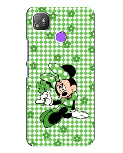 Чехол для TECNO POP 4 с картинкой «Mickey в клетку»
