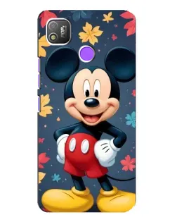 Чехол для TECNO POP 4 с картинкой «Осенний Mickey Mouse»