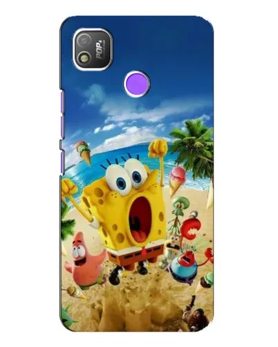 Чехол для TECNO POP 4 с картинкой «Развлечения на пляже»