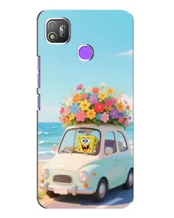 Чехол для TECNO POP 4 с картинкой «Автомобильное путешествие»