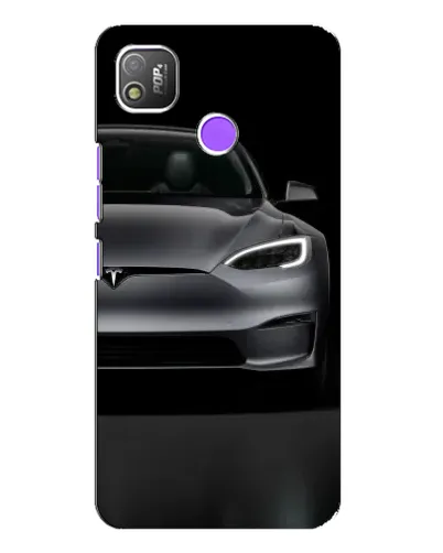 Чехол для TECNO POP 4 с картинкой «Tesla Model S Look» Чехол для TECNO POP 4 с картинкой «Tesla Model S Look»