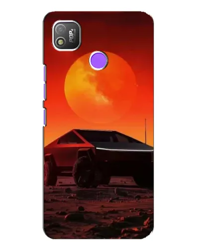 Чехол для TECNO POP 4 с картинкой «Cybertruck на Марсе» Чехол для TECNO POP 4 с картинкой «Cybertruck на Марсе»