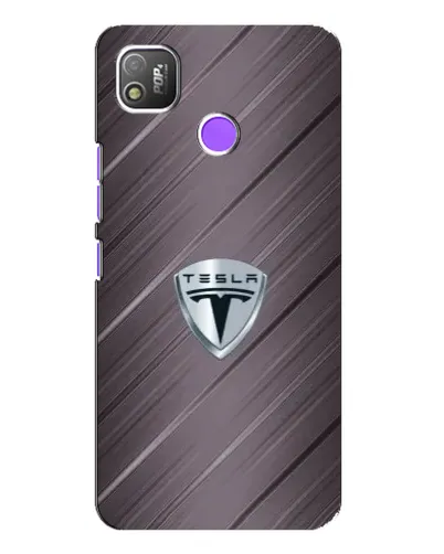 Чехол для TECNO POP 4 с картинкой «Металлическая текстура Tesla» Чехол для TECNO POP 4 с картинкой «Металлическая текстура Tesla»