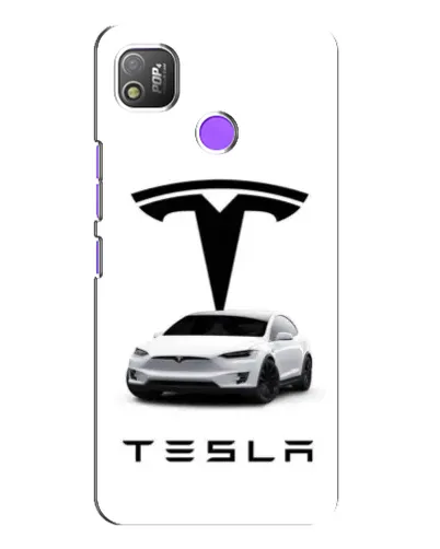 Чехол для TECNO POP 4 с картинкой «Tesla White Style» Чехол для TECNO POP 4 с картинкой «Tesla White Style»