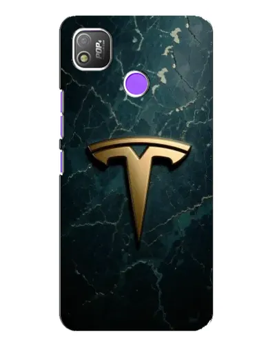 Чехол для TECNO POP 4 с картинкой «Мраморная Tesla Gold» Чехол для TECNO POP 4 с картинкой «Мраморная Tesla Gold»