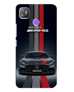 Чехол для TECNO POP 4 с картинкой «Mercedes — белый карбон» Чехол для TECNO POP 4 с картинкой «Mercedes — белый карбон»