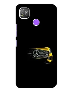 Чехол для TECNO POP 4 с картинкой «Mercedes — ретро стиль»