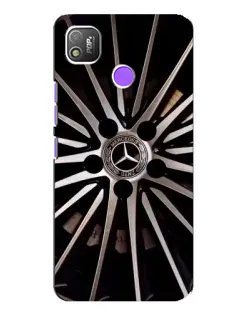 Чехол для TECNO POP 4 с картинкой «Диск Mercedes»