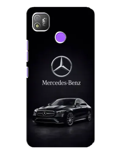 Чехол для TECNO POP 4 с картинкой «Mercedes — решетка радиатора»