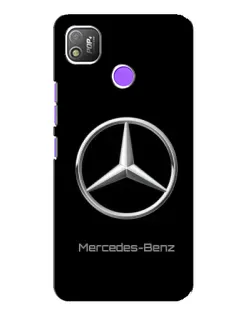 Чехол для TECNO POP 4 с картинкой «Mercedes Silver Logo»