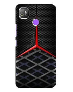 Чехол для TECNO POP 4 с картинкой «Mercedes Carbon Grid»