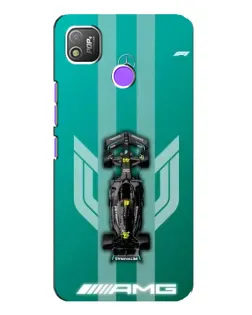 Чехол для TECNO POP 4 с картинкой «Mercedes AMG Petronas»
