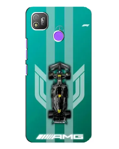 Чехол для TECNO POP 4 с картинкой «Mercedes AMG Petronas»