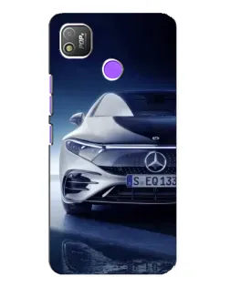 Чехол для TECNO POP 4 с картинкой «Mercedes EQ — будущее»