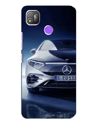 Чехол для TECNO POP 4 с картинкой «Mercedes EQ — будущее»