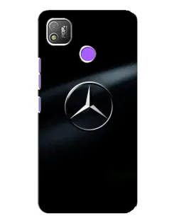 Чохол для TECNO POP 4 з картинкою «Mercedes на металі»