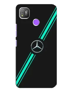 Чохол для TECNO POP 4 з картинкою «Спортивні лінії Mercedes»