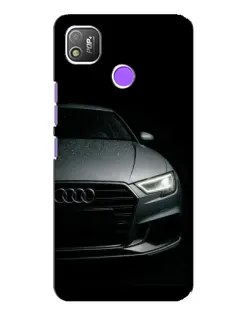 Чехол для TECNO POP 4 с картинкой «Audi — детализация кузова»