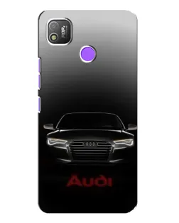 Чехол для TECNO POP 4 с картинкой «Audi — градиентный контур»