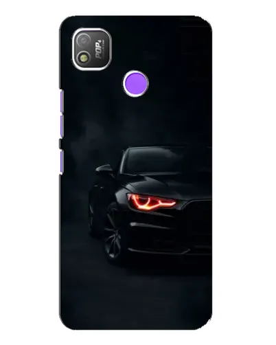 Чехол для TECNO POP 4 с картинкой «Audi — хищный взгляд»
