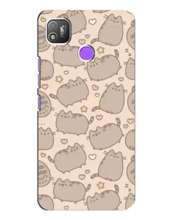 Чехол для TECNO POP 4 с картинкой «Маленькие Пушины»